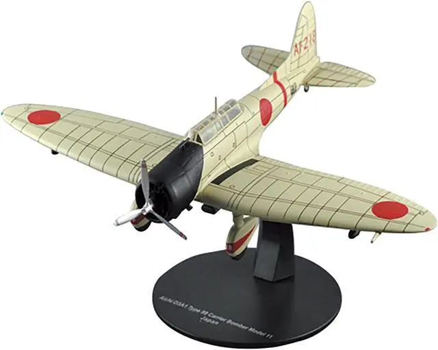 Alt view image 2 of 3 - Aichi D3A1 "Val" Bomber Aircraft "Imperial Japanese Navy Air Service" 1/72 Diecast Model by DeAgostini