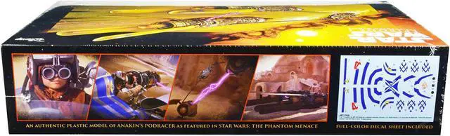 Alt view image 3 of 8 - Skill 2 Model Kit Anakin Skywalker's Podracer "Star Wars Episode I: The Phantom Menace" 1/32 Scale Model by AMT