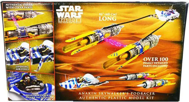 Alt view image 4 of 8 - Skill 2 Model Kit Anakin Skywalker's Podracer "Star Wars Episode I: The Phantom Menace" 1/32 Scale Model by AMT