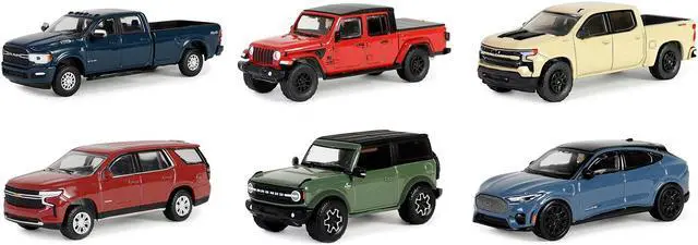 Alt view image 2 of 3 - "Showroom Floor" Set of 6 Cars Series 5 1/64 Diecast Model Cars by Greenlight