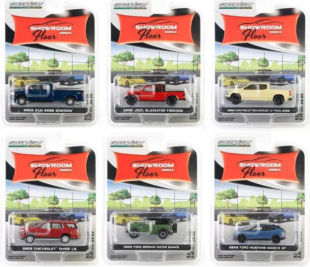 Main image of "Showroom Floor" Set of 6 Cars Series 5 1/64 Diecast Model Cars by Greenlight