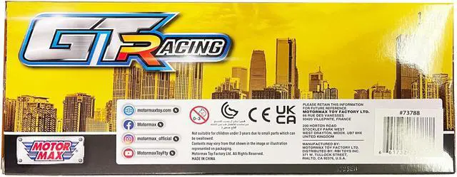 Alt view image 2 of 3 - Audi R8 LMS GT3 Silver Metallic with Graphics "GT Racing" Series 1/24 Diecast Model Car by Motormax