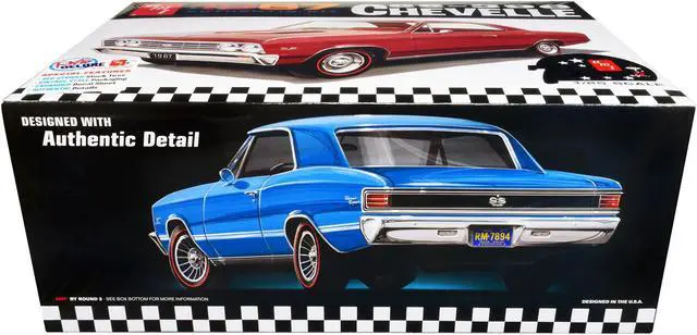 Alt view image 2 of 4 - Skill 2 Model Kit 1967 Chevrolet Chevelle SS 396 "AMT Celebrating 75 Years" 1/25 Scale Model by AMT