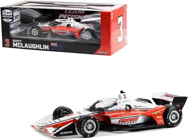 Main image of Dallara IndyCar #3 McLaughlin "Odyssey Battery" Team Penske (Road Course Configuration) 1/18 Diecast Model Car by Greenlight