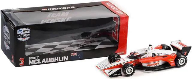 Alt view image 3 of 5 - Dallara IndyCar #3 McLaughlin "Odyssey Battery" Team Penske (Road Course Configuration) 1/18 Diecast Model Car by Greenlight