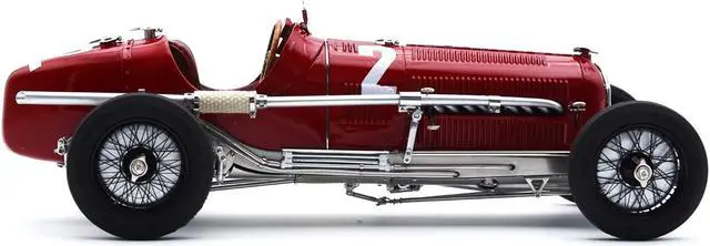 Alt view image 6 of 6 - Alfa Romeo Tipo B (P3) #2 Rudolf Caracciola Winner Germany GP (1932) Limited Edition to 1000 pcs 1/18 Diecast Model Car by CMC