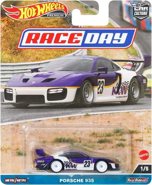 Alt view image 6 of 7 - "Race Day" 5 piece Set "Car Culture" Series Diecast Model Cars by Hot Wheels