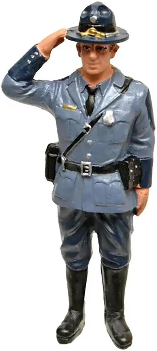 Alt view image 2 of 3 - State Trooper Brian Figure For 1:18 Diecast Model Cars by American Diorama