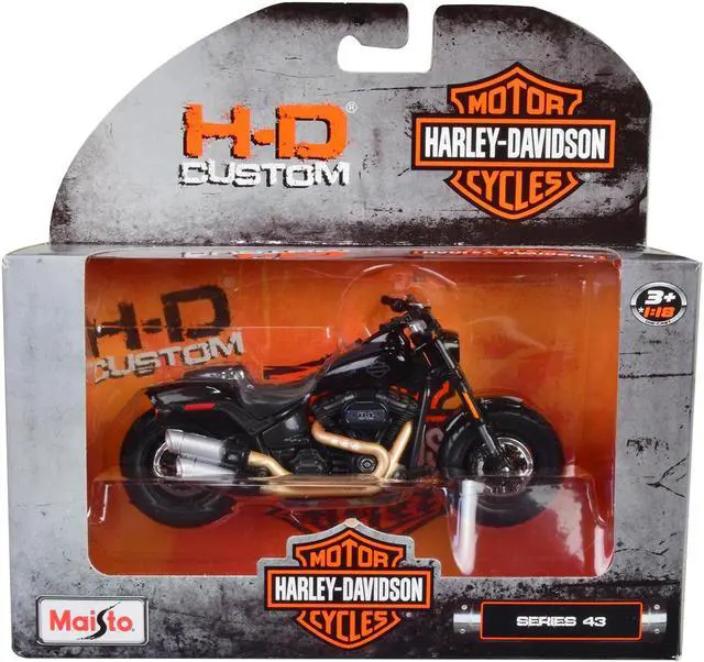 Alt view image 5 of 6 - Harley-Davidson Motorcycles 6 piece Set Series 43 1/18 Diecast Models by Maisto