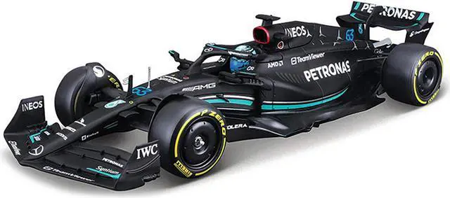 Alt view image 2 of 3 - Mercedes-AMG F1 W14 E Performance #63 George Russell "Petronas" F1 "World Championship" (2023) 1/24 Diecast Model Car by Bburago
