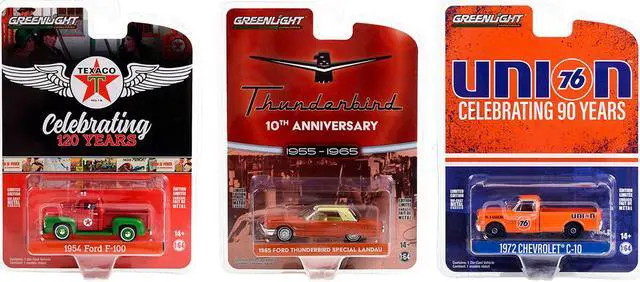 Alt view image 2 of 4 - "Anniversary Collection" Set of 6 pieces Series 15 1/64 Diecast Model Cars by Greenlight
