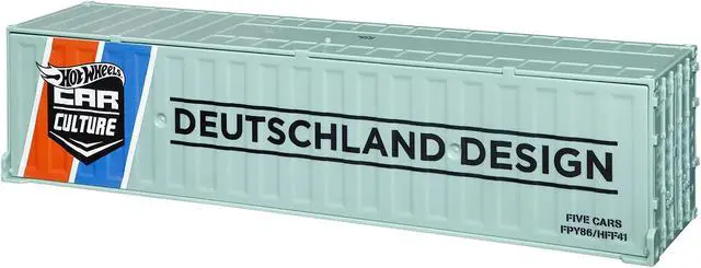 Alt view image 2 of 3 - 2022 "Deutschland Design" 5 piece Set with Container "Car Culture" Series Diecast Model Cars by Hot Wheels