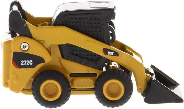 Alt view image 2 of 5 - CAT Caterpillar 272C Skid Steer Loader Yellow "Micro-Constructor" Series Diecast Model by Diecast Masters