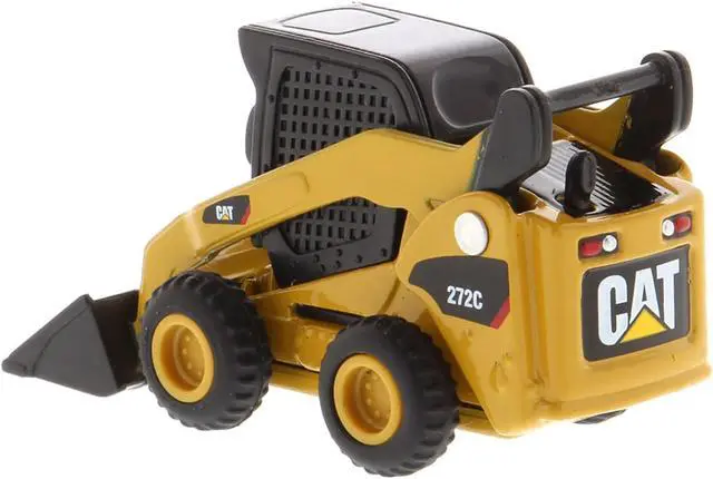 Alt view image 3 of 5 - CAT Caterpillar 272C Skid Steer Loader Yellow "Micro-Constructor" Series Diecast Model by Diecast Masters