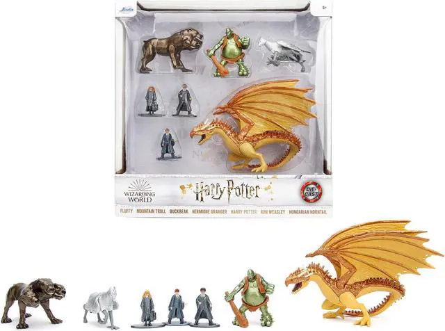 Main image of "Harry Potter Wizarding World" Set of 7 Diecast Figures by Jada