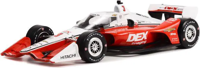Alt view image 2 of 4 - Dallara IndyCar #3 "DEX Imaging" First Win Firestone Grand Prix of St. Petersburg (2022) 1/18 Diecast Model Car by Greenlight