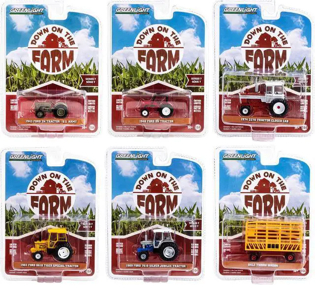 Main image of "Down on the Farm" Series Set of 6 pieces Release 7 1/64 Diecast Models by Greenlight