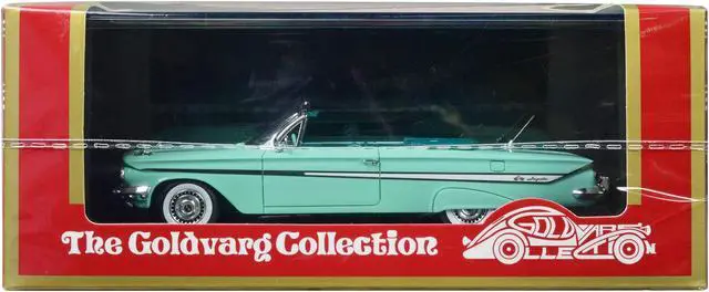 Main image of 1961 Chevrolet Impala Convertible Light Green with Green Interior Limited Ed to 240 pcs 1/43 Model Car by Goldvarg Collection