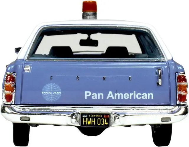 Alt view image 4 of 4 - 1970 Ford Galaxie Station Wagon Blue and White with Blue Interior Limited Ed to 180 pieces 1/43 Model Car by Goldvarg Collection