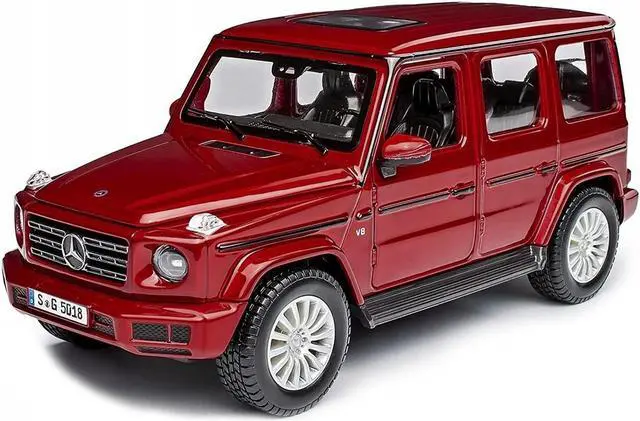 Alt view image 2 of 3 - 2019 Mercedes Benz G-Class with Sunroof Red Metallic 1/25 Diecast Model Car by Maisto