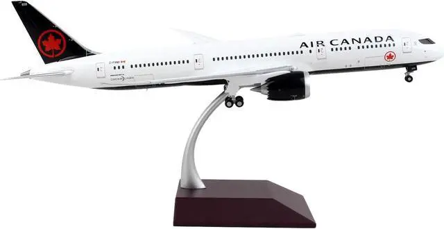 Alt view image 3 of 3 - Boeing 787-9 Commercial Aircraft "Air Canada" White w/Black Tail "Gemini 200" Series 1/200 Diecast Model Airplane by GeminiJets