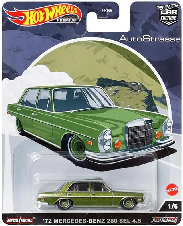 Alt view image 6 of 7 - "Auto Strasse" 5 piece Set "Car Culture" Series Diecast Model Cars by Hot Wheels