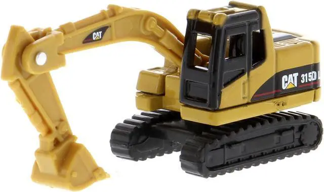 Main image of CAT Caterpillar 315D L Excavator Yellow "Micro-Constructor" Series Diecast Model by Diecast Masters