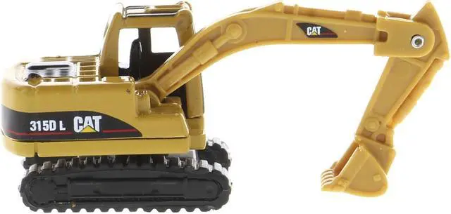 Alt view image 2 of 6 - CAT Caterpillar 315D L Excavator Yellow "Micro-Constructor" Series Diecast Model by Diecast Masters