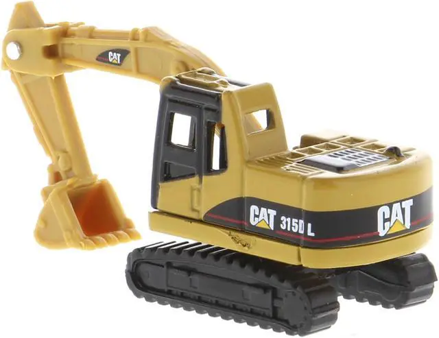 Alt view image 3 of 6 - CAT Caterpillar 315D L Excavator Yellow "Micro-Constructor" Series Diecast Model by Diecast Masters