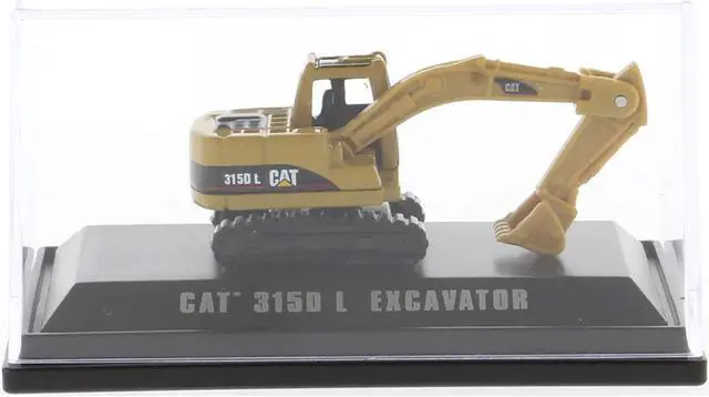 Alt view image 6 of 6 - CAT Caterpillar 315D L Excavator Yellow "Micro-Constructor" Series Diecast Model by Diecast Masters