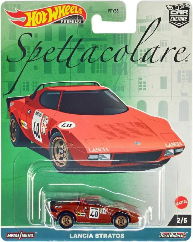Alt view image 3 of 7 - "Spettacolare" 5 piece Set "Car Culture" Series Diecast Model Cars by Hot Wheels