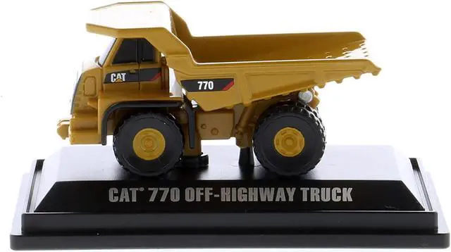 Alt view image 2 of 5 - CAT Caterpillar 770 OffHighway Truck Yellow "Micro-Constructor" Series Diecast Model by Diecast Masters