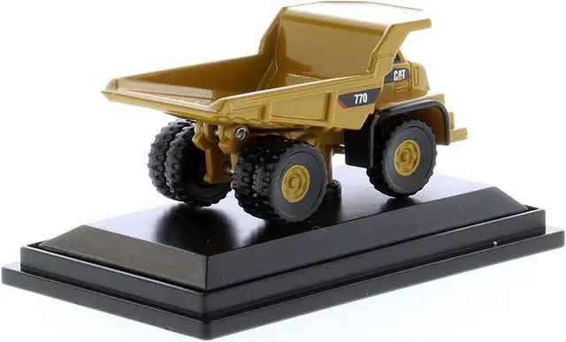 Alt view image 3 of 5 - CAT Caterpillar 770 OffHighway Truck Yellow "Micro-Constructor" Series Diecast Model by Diecast Masters