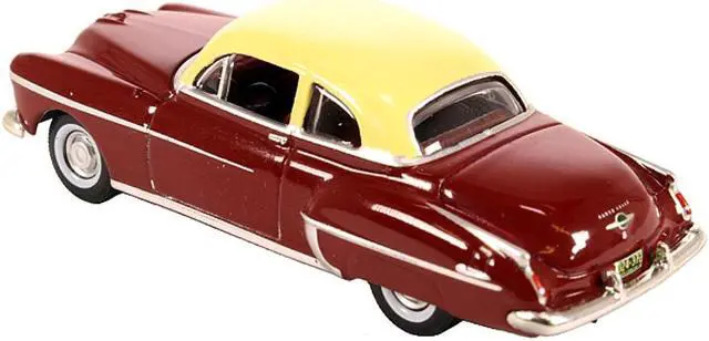 Alt view image 3 of 3 - 1950 Oldsmobile Rocket 88 Coupe Chariot Red with Canto Cream Top 1/87 (HO) Scale Diecast Model Car by Oxford Diecast