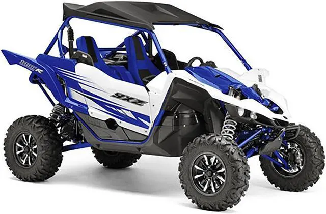 Alt view image 2 of 3 - Yamaha YXZ 1000R Triple Cylinder Blue Buggy 1/18 Diecast Model by New Ray