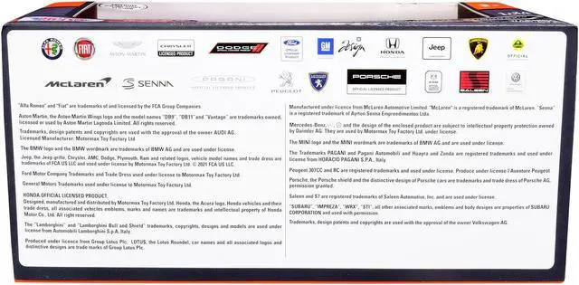 Alt view image 2 of 3 - 2020 Chevrolet Corvette C8 Stingray Red with Silver Racing Stripes "Timeless Legends" 1/24 Diecast Model Car by Motormax