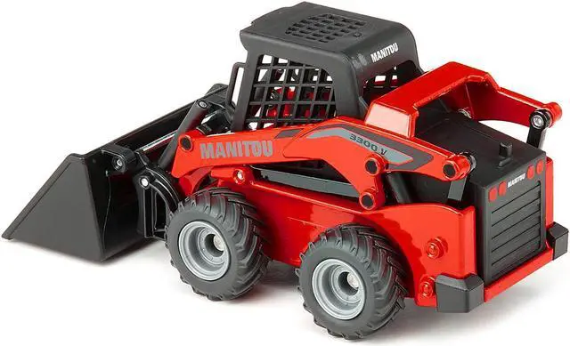 Alt view image 3 of 3 - Manitou 3300V Skid Steer Loader Red 1/32 Diecast Model by Siku