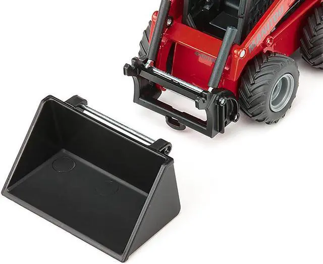 Alt view image 2 of 3 - Manitou 3300V Skid Steer Loader Red 1/32 Diecast Model by Siku