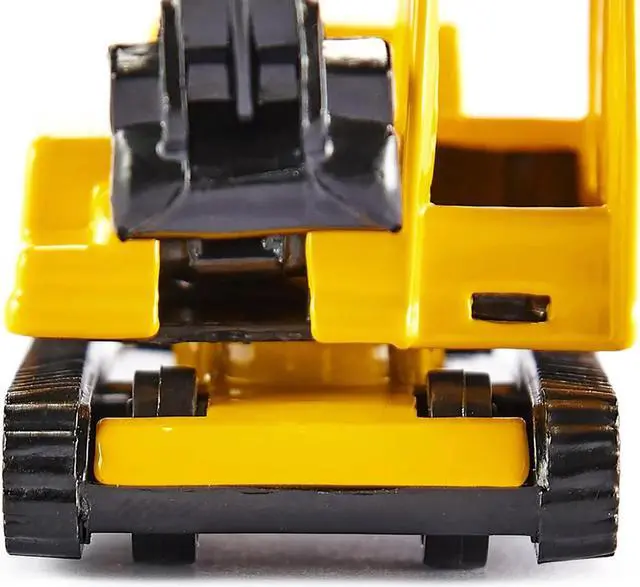 Alt view image 4 of 4 - Excavator Yellow and Black Diecast Model by Siku