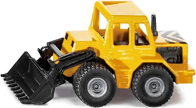 Alt view image 2 of 3 - Front Loader Yellow and Black Diecast Model by Siku