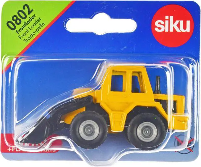 Alt view image 3 of 3 - Front Loader Yellow and Black Diecast Model by Siku