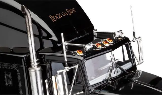 Alt view image 3 of 5 - Level 3 Model Kit Kenworth Tour Truck "AC/DC Rock or Bust" 1/32 Scale Model by Revell