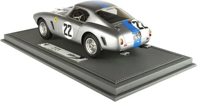 Alt view image 6 of 6 - Ferrari 250 SWB #22 "24 Hours of Le Mans" (1960) with DISPLAY CASE Limited Edition to 96 pieces Worldwide 1/18 Model Car by BBR