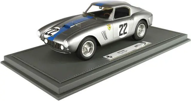 Alt view image 5 of 6 - Ferrari 250 SWB #22 "24 Hours of Le Mans" (1960) with DISPLAY CASE Limited Edition to 96 pieces Worldwide 1/18 Model Car by BBR