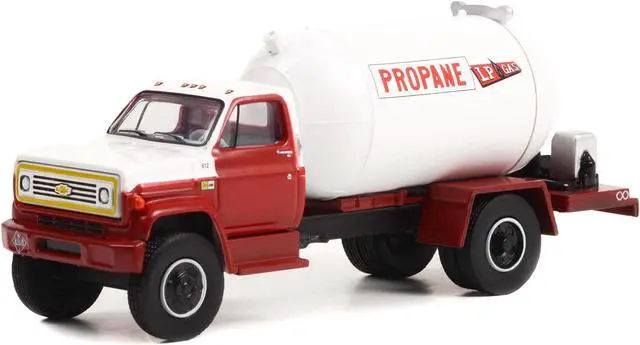 Alt view image 2 of 3 - 1985 Chevrolet C-65 Propane Truck Red and White "LP Gas" "S.D. Trucks" Series 16 1/64 Diecast Model Car by Greenlight