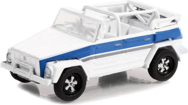 Alt view image 2 of 3 - 1974 Volkswagen Thing (Type 181) White w/Blue Stripes "Pawn Stars" (2009-Current) TV Series 1/64 Diecast Model Car by Greenlight