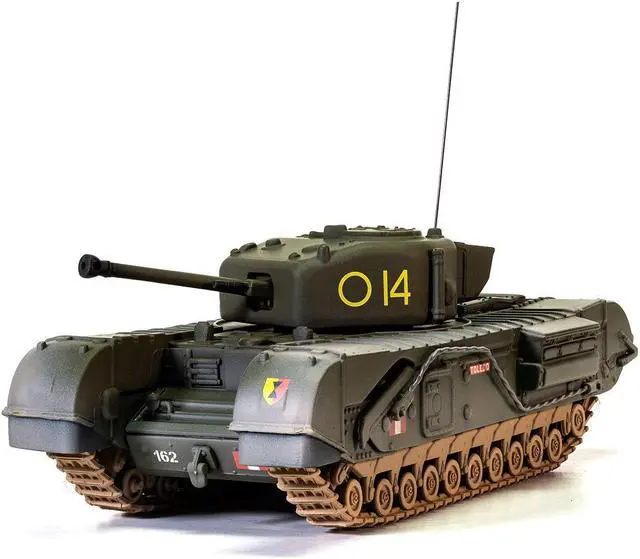 Alt view image 4 of 4 - Churchill Mk.IV Tank "'To Catch a Tiger'" (1943) British Royal Army "Military Legends" Series 1/50 Diecast Model by Corgi