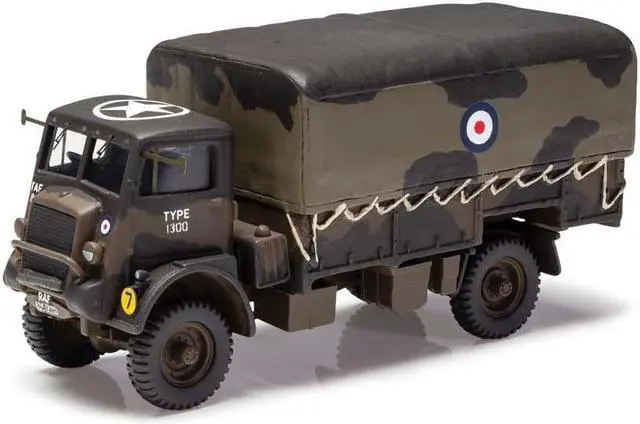 Alt view image 2 of 3 - Bedford QLD 4X4 General Service Cargo Truck "2nd Tactical Air Force, Normandy" British Royal Air Force 1/50 Diecast Model Corgi