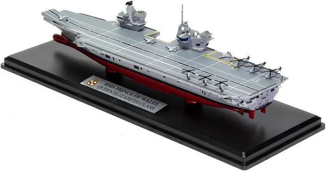 Alt view image 2 of 6 - HMS Prince of Wales R09 Aircraft Carrier "Queen Elizabeth-Class" British Royal Navy "Naval Power" 1/1250 Diecast Model by Corgi