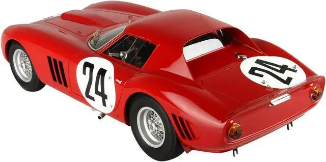 Alt view image 3 of 5 - Ferrari 250 GTO #24 "Beurlys" (Jean Blaton) "24 Hours of Le Mans" (1964) w/DISPLAY CASE Ltd Ed to 250 pcs 1/18 Model Car by BBR